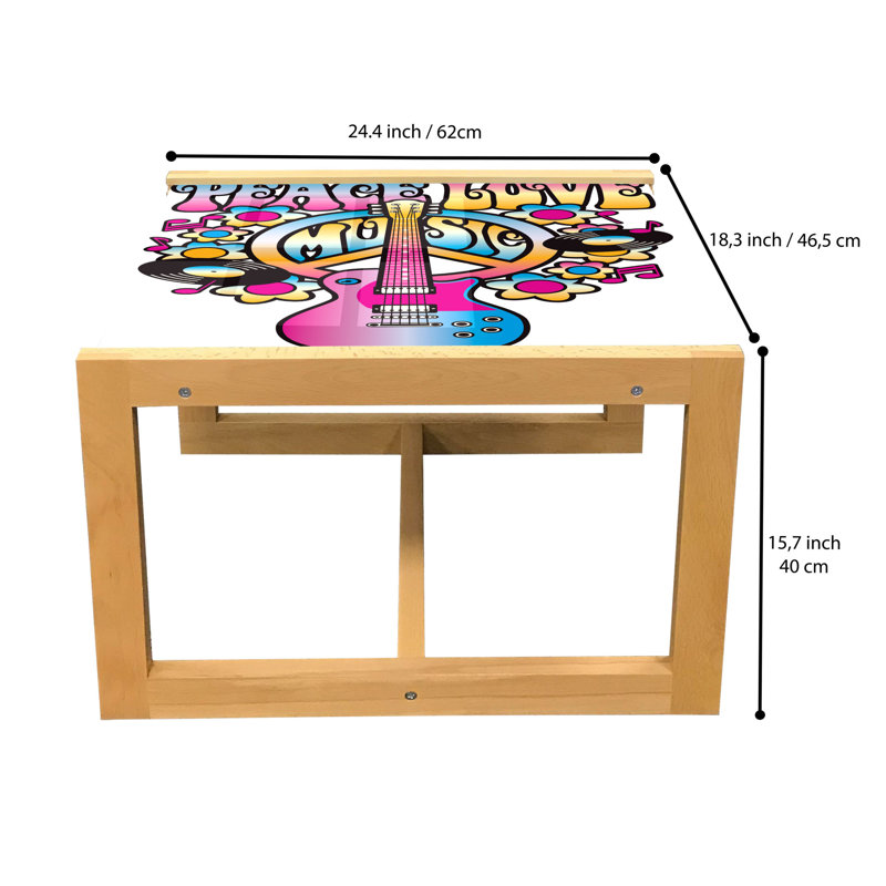 Jaideep Sled Coffee Table, 62cm H x 46cm W x 40cm D