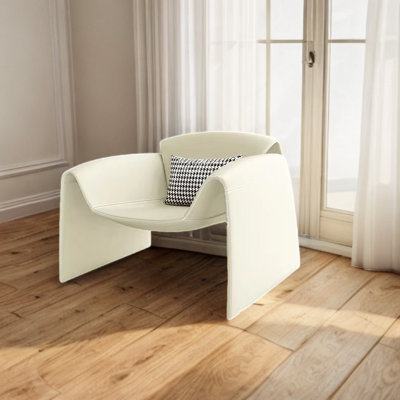 Wrett Faux Leather Armchair