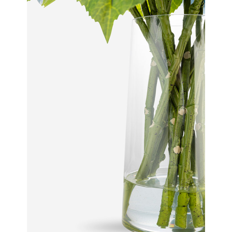 Cultivated Interiors Polyethylene (PE) Arrangement in Vase, Blue
