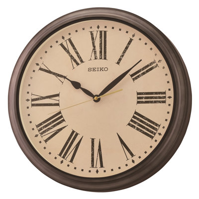 QXA771JLH Wall Clock, Black