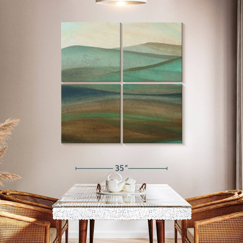 Mountainscape, 45" H x 45" W
