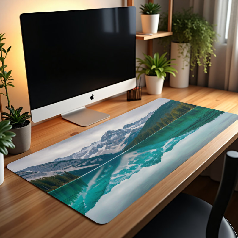 Polyester Desk Pad, 14.4x12.1