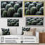 Vert, blanc, cactus, sublime minimalisme - impression-334086998-334086999