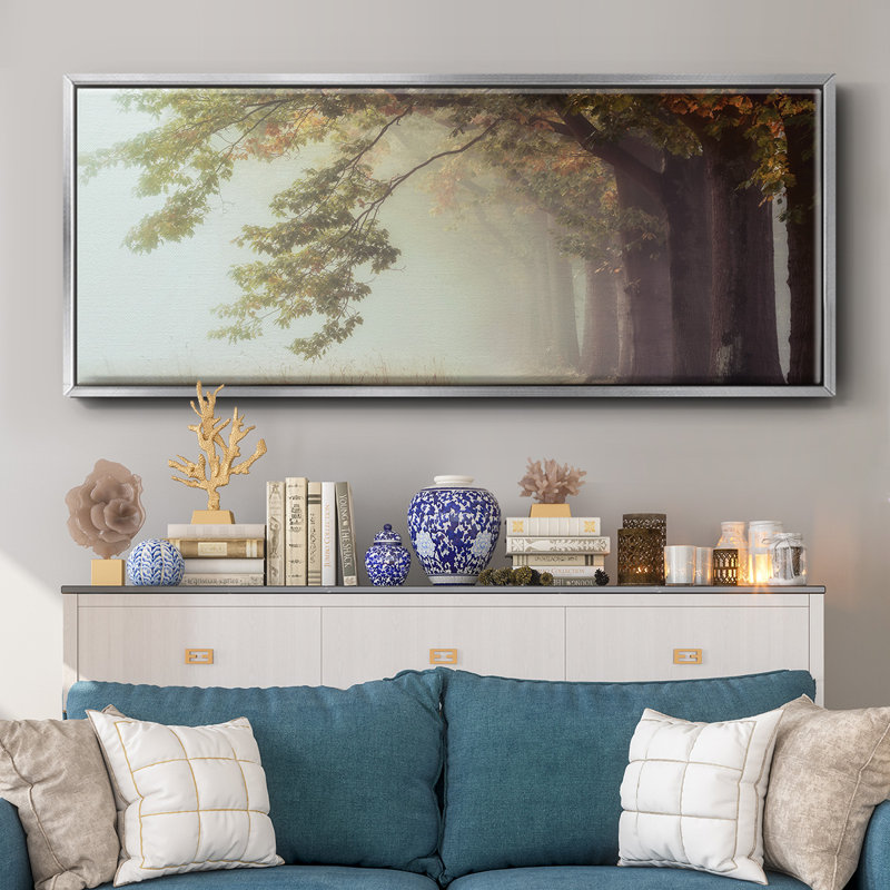 Dawnscratchers- Framed Canvas, 24" H x 60" W
