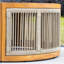 MIMO Outdoor Round Solid Wood Side Table-672436139