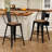 High Back Metal Counter And Bar Stools-956284350-956284351