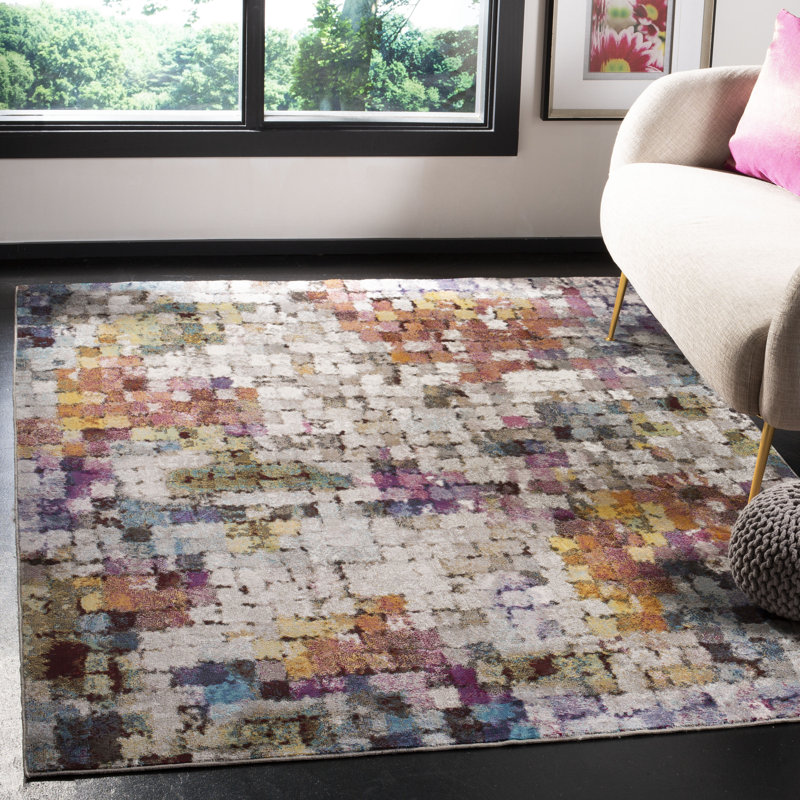 Mallorca Performance Abstract Rug, Rectangle 8' x 10'