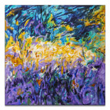 'Ode To Joan Mitchell' by Karen H. Salup - Wrapped Canvas Painting