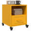 Ameara 36cm W Steel Bedside Table-1826630103