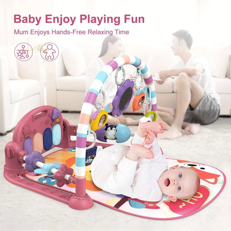 Tapis pour bébé Baby Gym, Rose