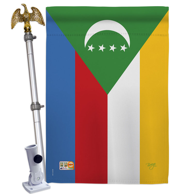 Ensemble de drapeaux en polyester 2 côtés 40 x 28 po