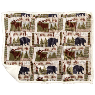 Animal Print Outdoor Polyester Pet Blanket