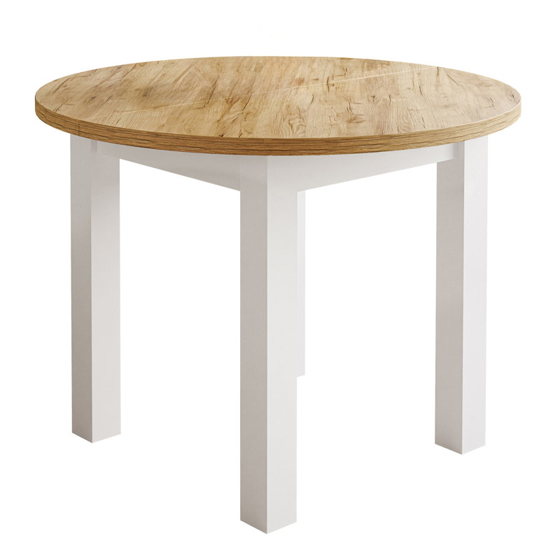 Ohli Round 100cm Restaurant Table, Light Brown