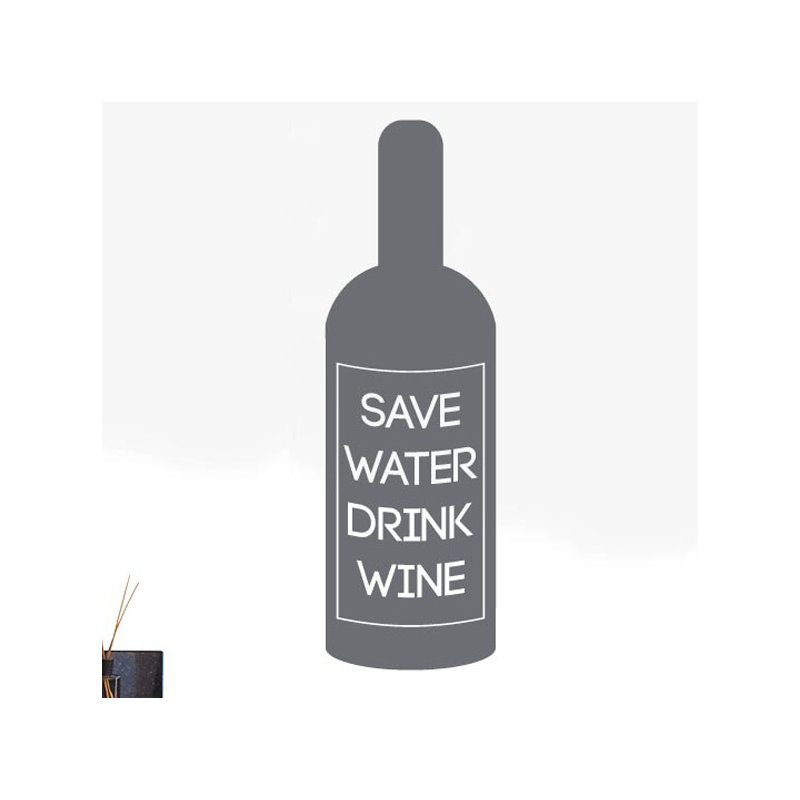 Non-Wall Damaging Wall Decal, Grey, Large