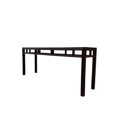 88.2 in. Solid Wood Console Table