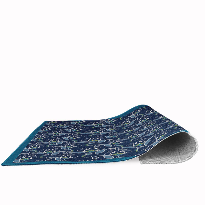 Chenille Floral Indoor Rug, Rectangle 4' x 6'