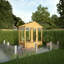 Mercia Premium Woodsman Wooden Polycarbonate Greenhouse-109473699