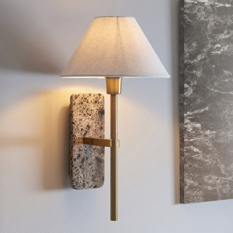 Figo Wall Sconce, Sandstone