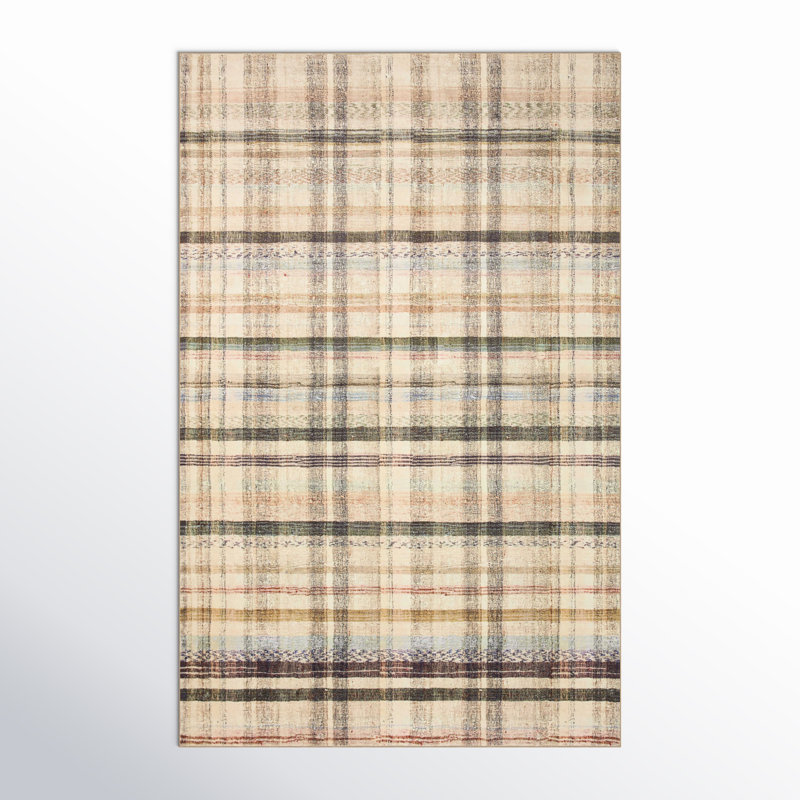 Humphrey Plaid Indoor Rug, Rectangle 3'6" x 5'6"