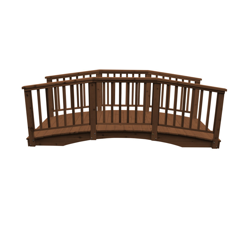 Pont-balustre Western Cedar 12 pi, Teinte champignon