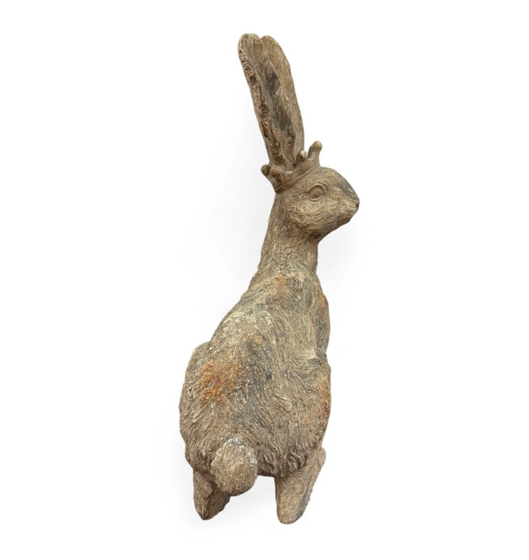 Regal Resin Rabbit Figurine