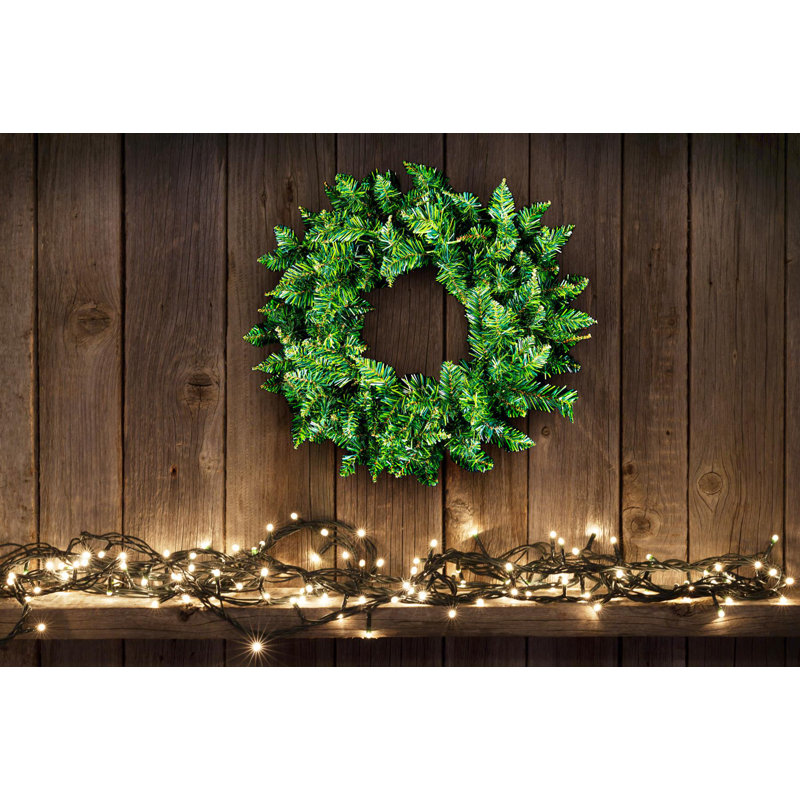 Faux PVC 21.65cm Christmas Wreath
