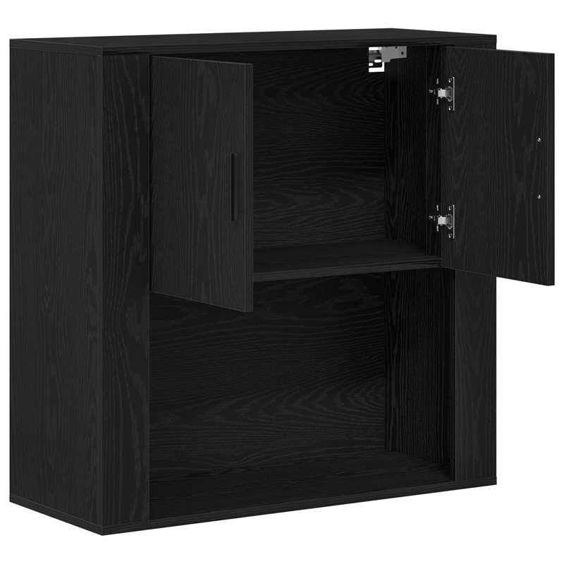 Rectangle Accent Cabinet, Black Oak