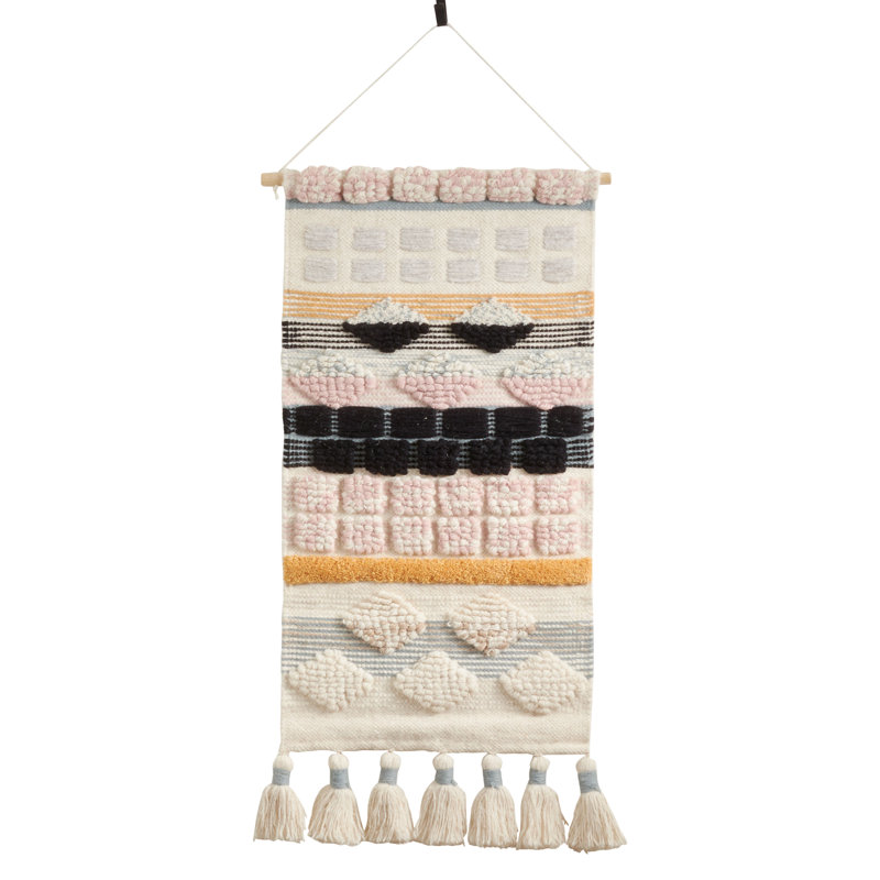 Bohem Collection Hand Woven Wool Wall Hanging