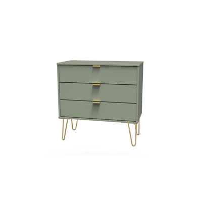 Fully Assembled Aletriz 3 - Drawer Chest of Drawers