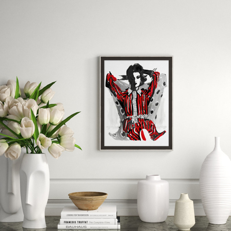 Allure 6' Framed Print on Glass