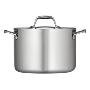 Tramontina Gourmet Tri-Ply Clad 8 Qt. Stock Pot with Lid