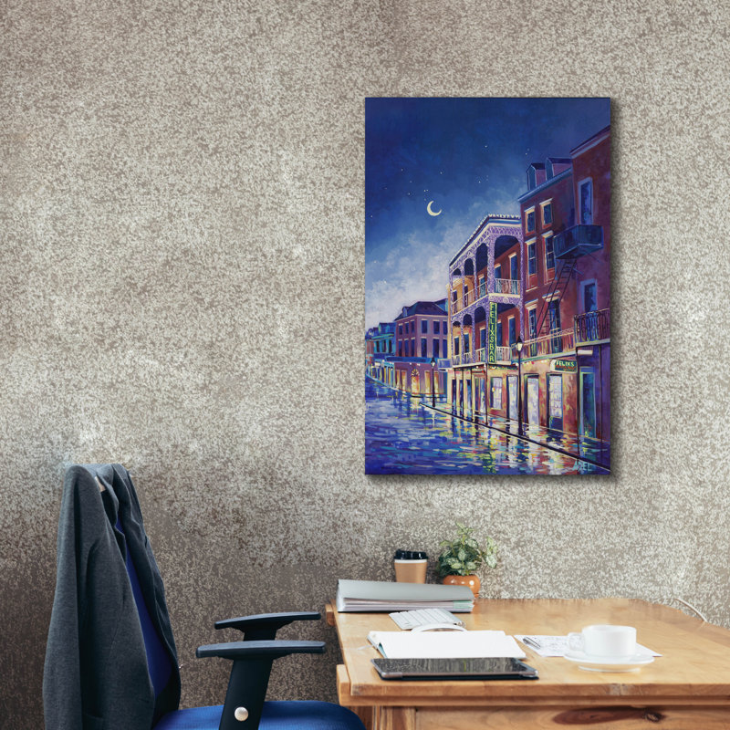  «Felix's New Orleans Oysters» par ADEL, art mural sur toile, 12 po x 18 po, H 40 po x l 26 po