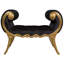 Mavro Apolline Crescent Upholstered Bench