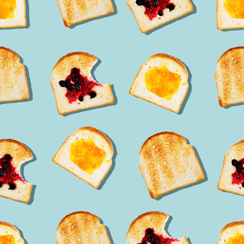Toasted Breads - Wrapped Canvas Print, 91cm H x 91cm W x 3.8cm D
