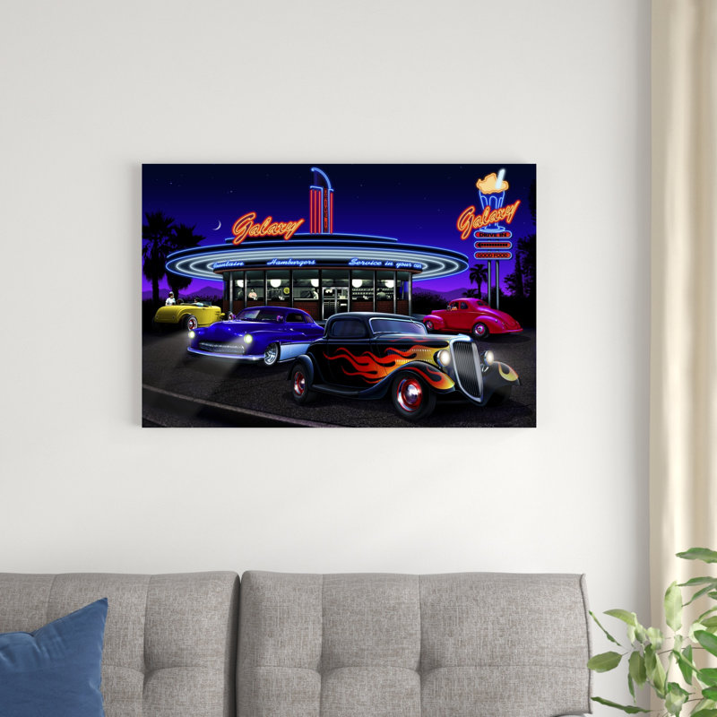 Diners And Cars VII, H 24 po x l 36 po x P 1,25 po