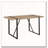 Industrial Rectangular Dining Table-847403485