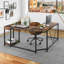 Denise L-Shaped Metal Base Computer Desk