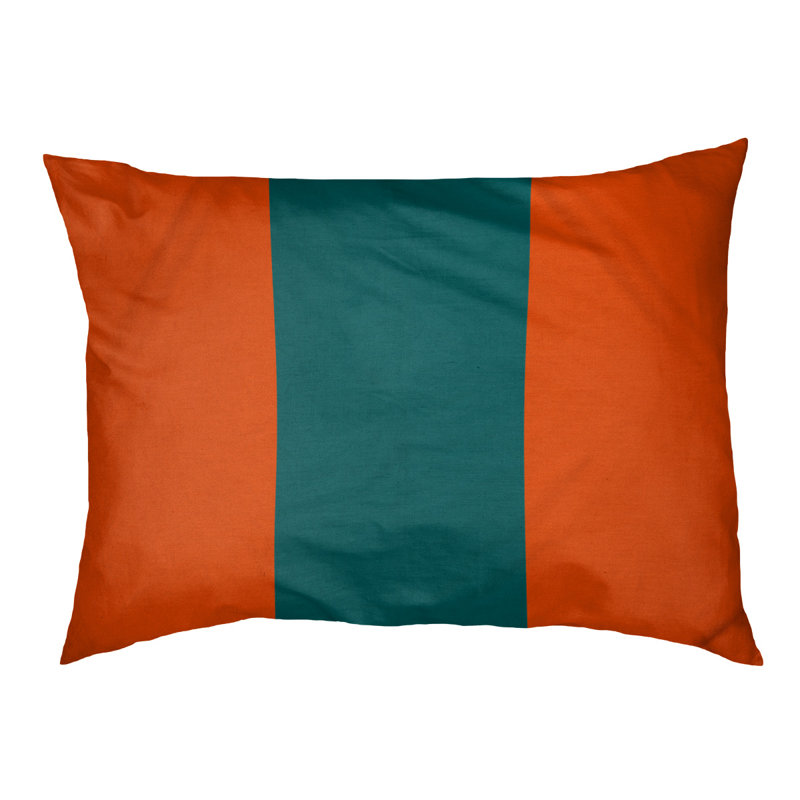 Coussin d'extérieur pour chien Florida Tribe, Orange / turquoise, Small (28" W x 18" D x 6" H)