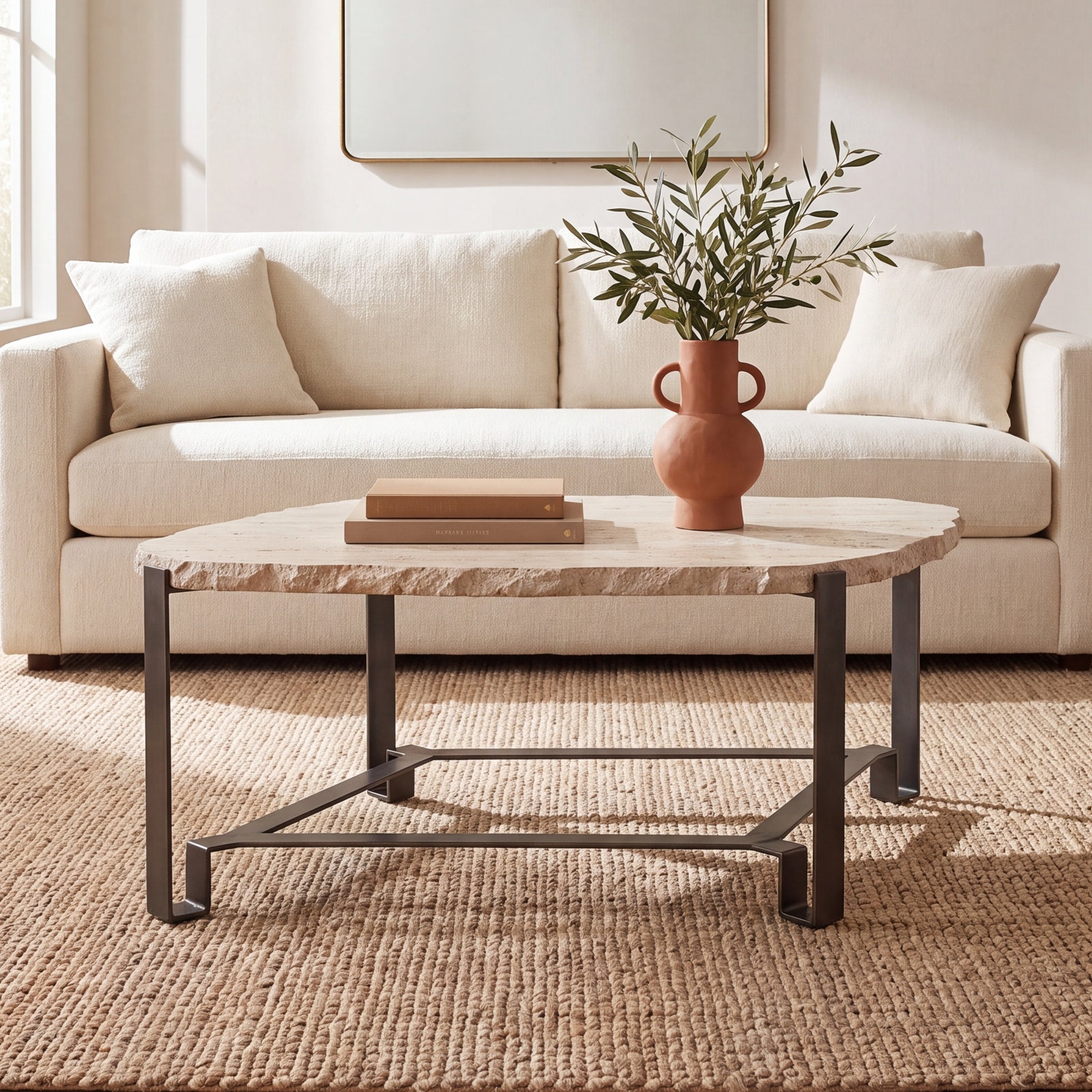 Sayers Stone Single Coffee Table