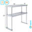 14 In. X 36 In. Amgood Stainless Steel Double Deck Over Shelf