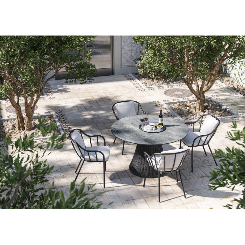 Malti Patio Dining Armchair with Cushion