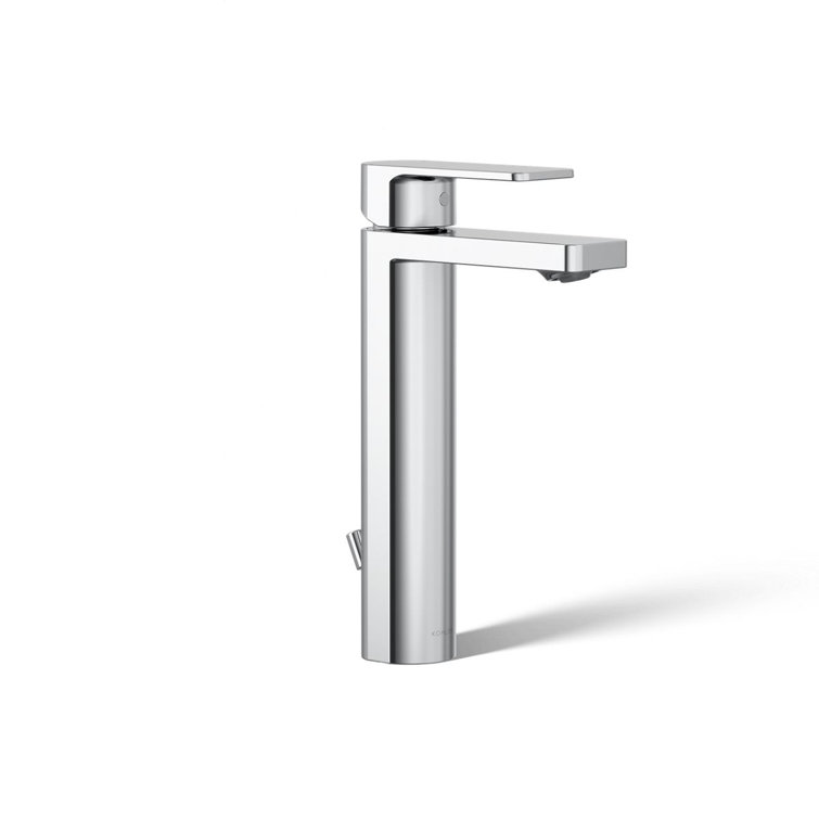 Parallel™ Tall Single-Handle Bathroom Sink Faucet, Single-Hole Faucet with Pop-Up Drain, 1.2 GPM