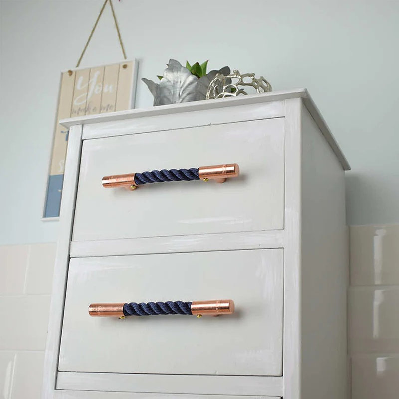 Copper And Navy Rope T Pull