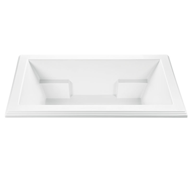 MTI Solutions Undermount Air Bath Tub, White