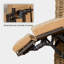 Chaise de patio inclinable avec coussins Adamsons-2146731176