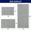 Tapis pour salle de bain Azriah Luxury Chenille-448502978-448502988