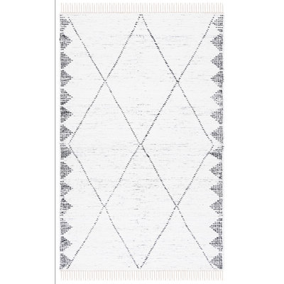 Anaid Hand Woven Cotton Geometric Rug