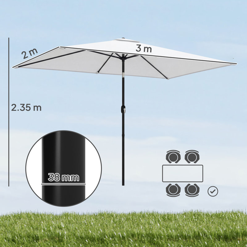 292cm Market Parasol