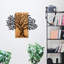 Decorative Wooden Wall Accessory, 100% Metal Frame & 100% Wooden Base (Thickness: 5 cm), For Home Decor & Modern Aesthetics