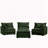 3-Seater Comfy Cloud Couches with Movable Ottoman-1405754212